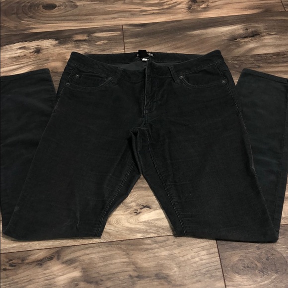 Express Charcoal Corduroy Skinny Pants Size 6 - Picture 3 of 4